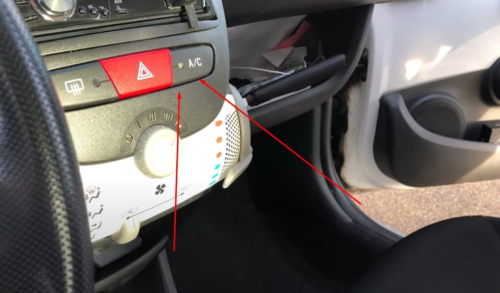 Rense aircondition bil